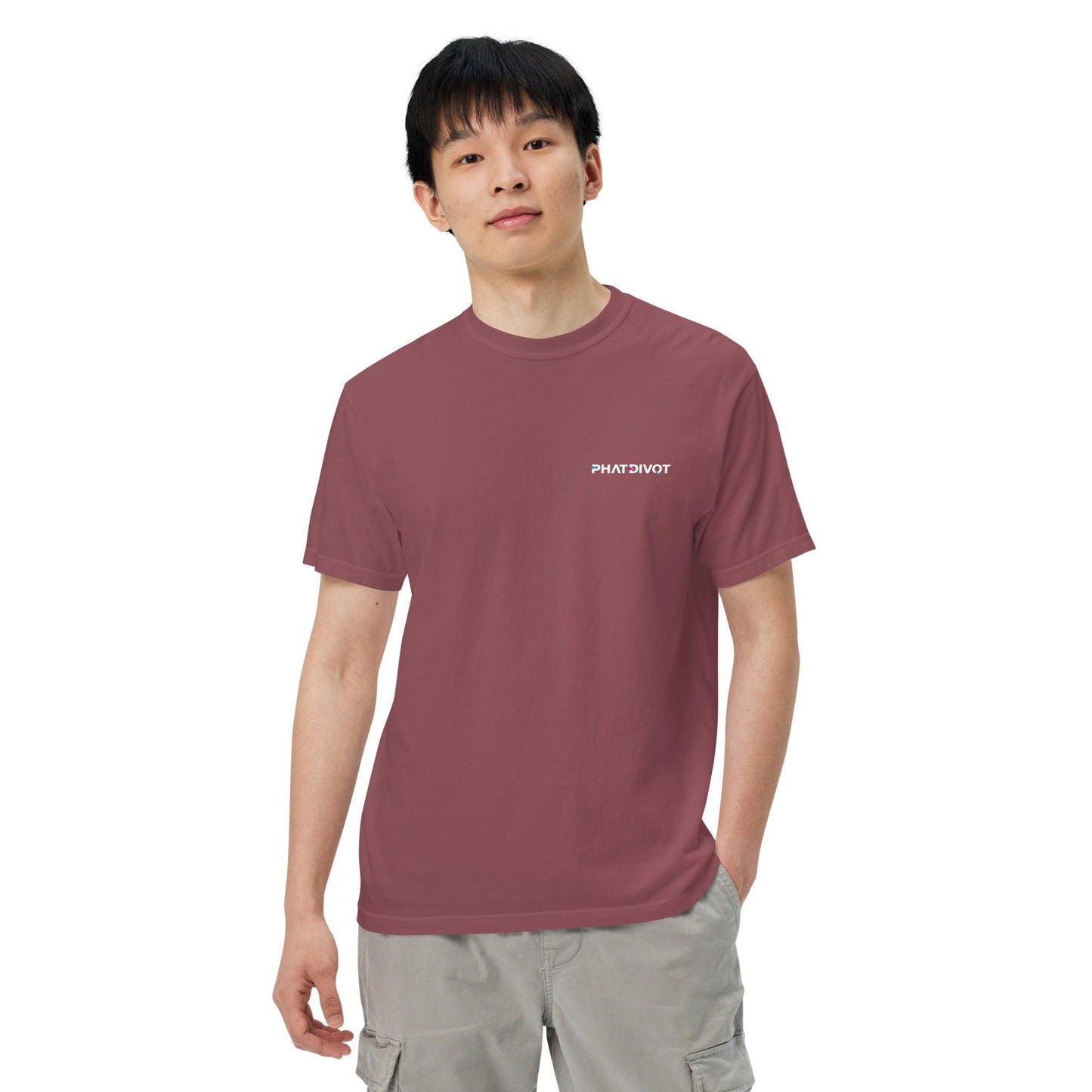 Men’s Colored Logo T-shirt - Phat Divot